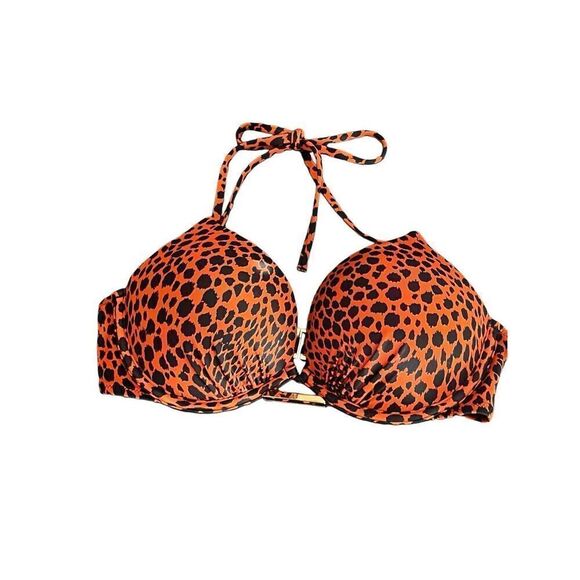 Victoria's Secret bikini top in a leopard print size 34C - Picture 4 of 6